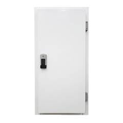 PORTA GIRATÓRIA CÂMARA FRIA RESFRIADOS 0,80 X 1,80 COM FECHADURA 4 BATENTES REVERSÍVEL METALRIB