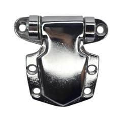 DOBRADIÇA Nº 01 DE SOBREPOR ZAMAK CROMADA PARA BALCÃO REFRIGERADO TD-1 TRIMAC