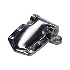 DOBRADIÇA Nº 01 DE SOBREPOR ZAMAK CROMADA PARA BALCÃO REFRIGERADO TD-1 TRIMAC