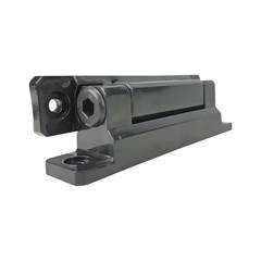 DOBRADIÇA PLÁSTICA NYLON COM MOLA PRETA TR-12 PARA BALCÃO REFRIGERADO TRIMAC