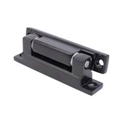 DOBRADIÇA PLÁSTICA NYLON COM MOLA PRETA TR-12 PARA BALCÃO REFRIGERADO TRIMAC