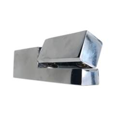 DOBRADIÇA TIPO CAIXA P/S  ZAMAK CROMADA PARA PORTA BALCÕES TED TRIMAC