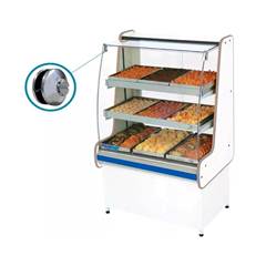 BOTÃO FRANCÊS DUPLO METAL CROMADO ZAMAC PARA VIDRO 22 MM BV22 TRIMAC