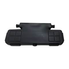 CAIXA DE PASSAGEM AR CONDICIONADO SPLIT 43 CM X 19 CM X 5 CM PRETA SPAZIO