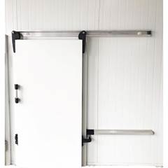 PORTA DE CORRER CÂMARA FRIA RESFRIADOS 1,80 X 0,80 ABERTURA DIREITA 3 BATENTES METALRIB
