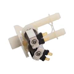 VÁLVULA ENTRADA ÁGUA DUPLA 02 VIAS 220V LAVADORA BRASTEMP CWE15A CWL16A BWH15 BWK12 W10558255 EMICOL