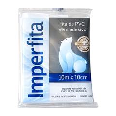 FITA PVC BRANCA ISOLAMENTO AR CONDICIONADO SPLIT 10 METROS X 100 MM IMPERFITAS