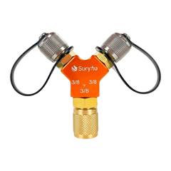 ADAPTADOR MULTIPORTAS 3/8 MACHO X 3/8 MACHO X 3/8 FÊMEA SURYHA