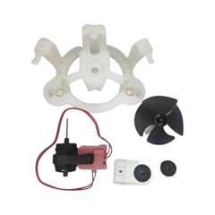 CONJUNTO MOTOR VENTILADOR  BRE80 BRE85 BRO80 W10423225 INVERSE ORIGINAL BRASTEMP