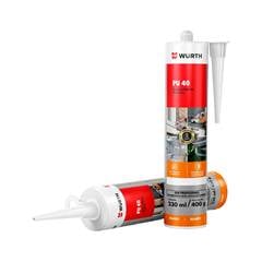 MASSA VEDANTE PU BRANCA SELANTE PAINEL CÂMARA FRIA CARTUCHO 400G WURTH