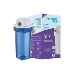 CARCAÇA 7” SEM REFIL ROSCA 1/2” AZUL FIT 6907 PLANETA ÁGUA