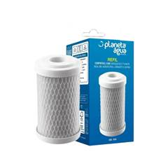 REFIL PARA CARCAÇA CARBON BLOCK 5” ENCAIXE FIT 5 1019 PLANETA ÁGUA