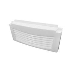 GRADE VENEZIANA RODAPÉ EXPOSITOR FRICON MODERNO BRANCA 66 CM X 31 CM SPAZIO