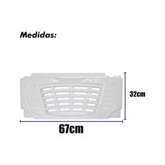 GRADE VENEZIANA RODAPÉ EXPOSITOR GELOPAR MODERNO 67 CM X 32 CM SPAZIO