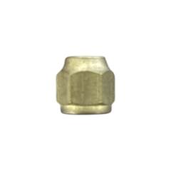 PORCA CURTA PARA FLANGE LATÃO 3/16 SAE