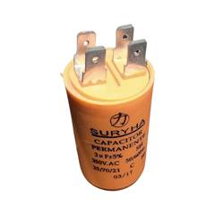CAPACITOR DE FASE PERMANENTE 2 UF 250V 80151001 SURYHA