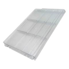 PRATELEIRA TAMPA ACRÍLICA GAVETA LEGUMES BRW50N / BRK50N W10347201 ORIGINAL BRASTEMP