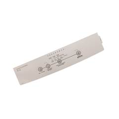 PAINEL ADESIVO DECORATIVO LAVADORA BRASTEMP 06KG BWC06A 4 TECLAS 326047487 CP P0938