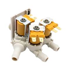 VÁLVULA ENTRADA ÁGUA 03 VIAS TRIPLA BWG11 110V W10408280 ORIGINAL BRASTEMP