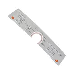 PAINEL ADESIVO DECORATIVO LAVADORA BRASTEMP 11KG ATIVE BWP11AB GRAFITE W10463582 7220659 ALADO