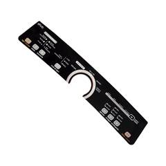 PAINEL ADESIVO DECORATIVO LAVADORA BRASTEMP BWU11AB PRETO W10463580 7220661 ALADO