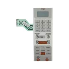 MEMBRANA TECLADO MICROONDAS BRASTEMP BMS25AB MAXI W10187223 7220666 ALADO