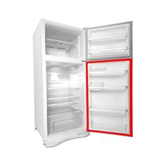 GAXETA BORRACHA INFERIOR PORTA GELADEIRA BRASTEMP CLEAN BRG39 69X116 ENCAIXE PRESSÃO ILPEA