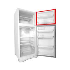 GAXETA BORRACHA VEDAÇÃO PORTA SUPERIOR CONGELADOR GELADEIRA BRASTEMP BRG39 BRM39 BRG41 47X69 ENCAIXE PRESSÃO ILPEA