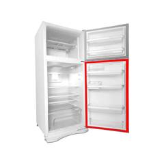 GAXETA BORRACHA PORTA INFERIOR GELADEIRA CRD34 CRD36 1.16 X 58 CM ENCAIXE PRESSÃO ILPEA