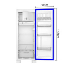 GAXETA BORRACHA PORTA GELADEIRA ELECTROLUX RFE38 RFE39 148 X 58 CM ILPEA