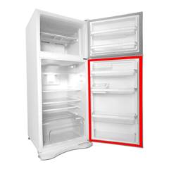 GAXETA BORRACHA VEDAÇÃO PORTA INFERIOR GELADEIRA BRASTEMP BRM39 BRG43 BRM48 1,12X66  ENCAIXE PRESSÃO ILPEA