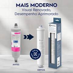 FILTRO REFIL ÁGUA REFRIGERADOR EXTERNO SIDE BY SIDE SS91 SS90 SS72 A07672301 ORIGINAL ELECTROLUX