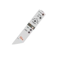 PAINEL ADESIVO DECORATIVO LATERAL BRANCO LAVADORA 11KG BRASTEMP CLEAN BWC11A W10625296 CP P1293