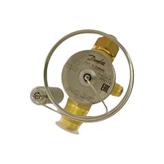 VÁLVULA DE EXPANSÃO TERMOSTÁTICA TES2 R404A R507A ROSCA 3/8 X 1/2 EQUALIZAÇÃO EXTERNA 068Z3403 DANFOSS