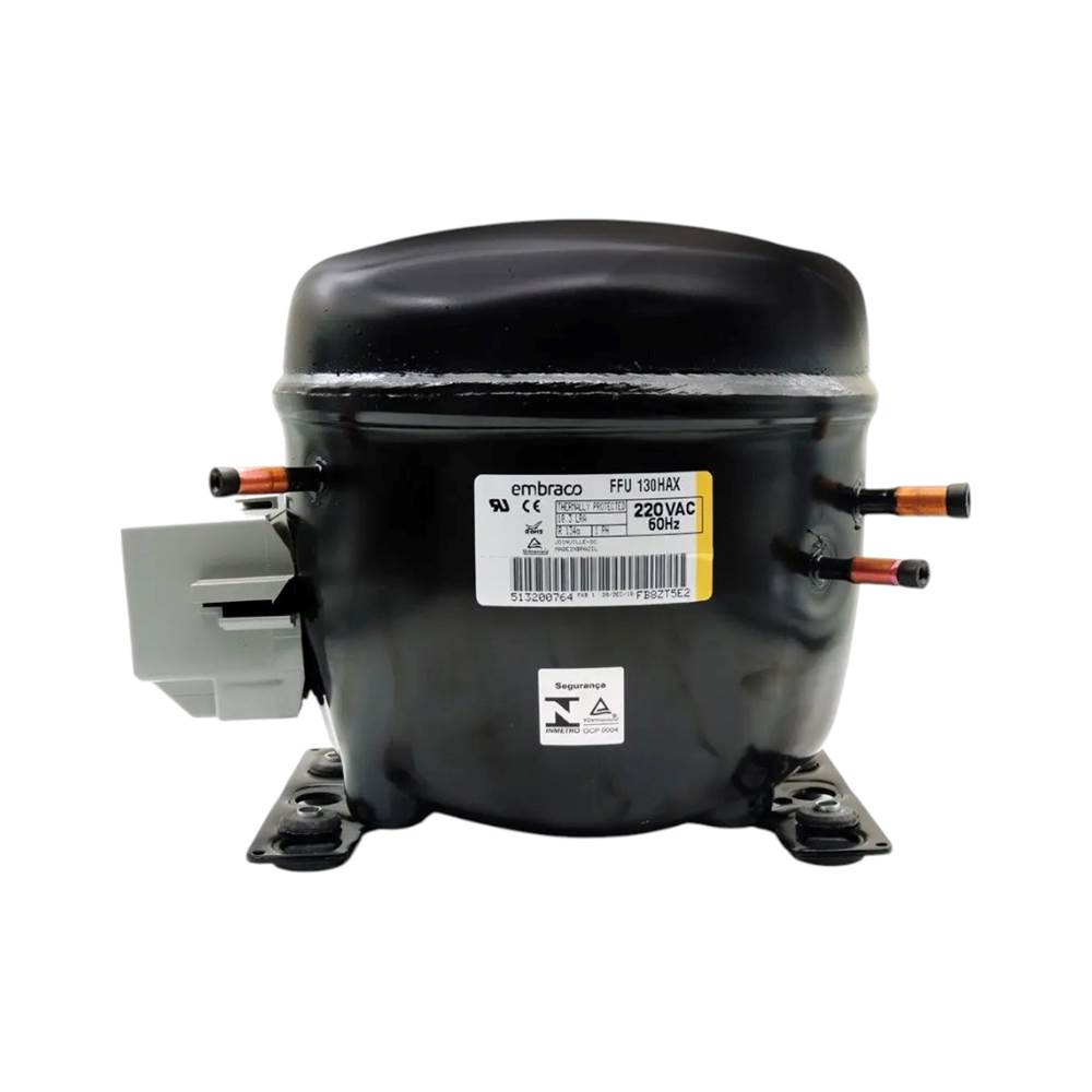 COMPRESSOR FREEZER GELADEIRA 1/3HP+ FFU130HAX GÁS R134A 220V C ...