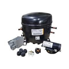 COMPRESSOR FREEZER GELADEIRA 1/3HP+ FFU130HAX GÁS R134A 220V C/CAPACITOR LBP/MBP EMBRACO