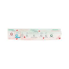PAINEL ADESIVO DECORATIVO LAVADORA BRASTEMP 05 KG BWQ22D BWT22 TIRA MANCHAS 326013040 CP P0558