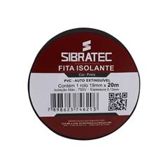 FITA ISOLANTE ANTI-CHAMA 20 METROS X 19 MM SIBRATEC