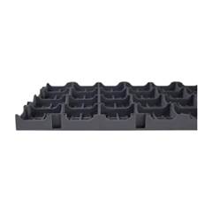 ESTRADO PLÁSTICO PARA PISO CÂMARA FRIA CINZA 50 X 25 X 2,5 CM INTELPLAST