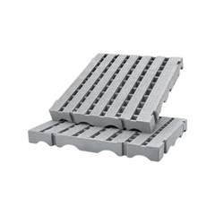 ESTRADO PLÁSTICO PARA PISO CÂMARA FRIA CINZA 40 X 40 X 4,5 CM INTELPLAST