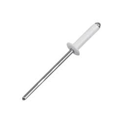 REBITE POP ALUMÍNIO BRANCO PARA PAINEL CÂMARA FRIA 4.0 MM X 16 MM EMBALAGEM 100 PEÇAS BELENUS