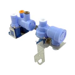 VÁLVULA ENTRADA ÁGUA DUPLA 02 VIAS 110V REFRIGERADOR GE BOSCH LG SIDE BY SIDE SIBB